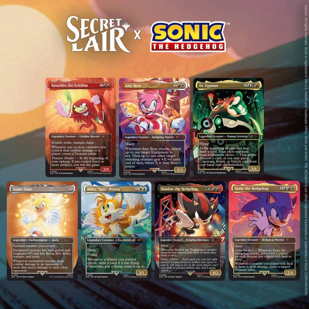 Secret Lair x Sonic: Friends & Foes - Non Foil Edition