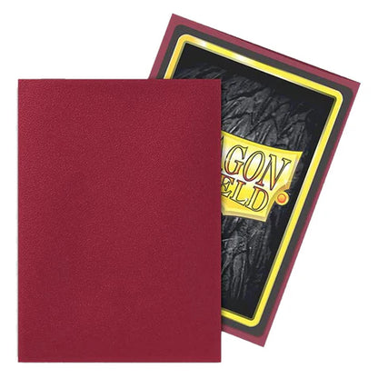 Dragon Shield Standard 100ct Blood Red MATTE Sleeves