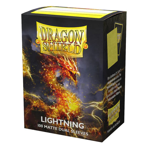 Dragon Shield 100ct Standard DUAL MATTE Lightning Sleeves