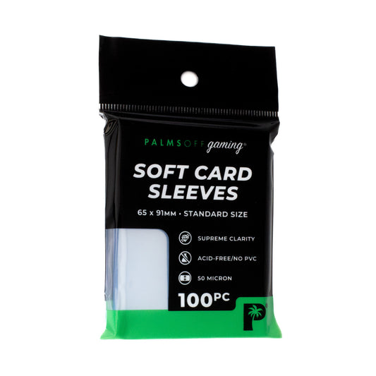 Palms Off Gaming Soft Card Sleeves Standard Size - 100 pack